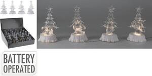 Decorațiune brad de Crăciun cu LED 16 cm diferite modele
