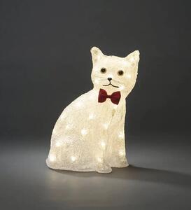 Decorațiune pisică Konstsmide 40 LED-uri alb cald