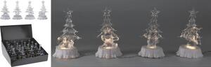 Decorațiune brad de Crăciun cu LED 16 cm diferite modele