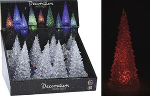 Decorațiune brad de Crăciun cu LED 17 cm