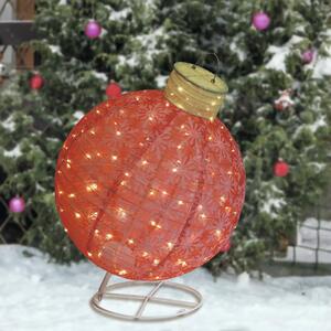 Glob Crăciun Lafiora 100 LED-uri Ø 65 cm roșu