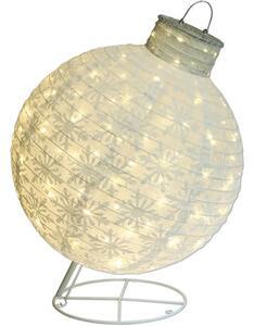 Glob Crăciun Lafiora 100 LED-uri Ø 65 cm alb