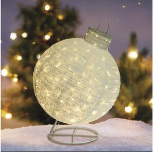Glob Crăciun Lafiora 100 LED-uri Ø 65 cm alb