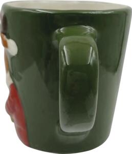 Cană ren Lafiora ceramică 12,8x10 cm verde