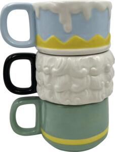 Set 3 căni Spărgătorul de nuci Lafiora ceramică 15,5x11,7x19,7 cm
