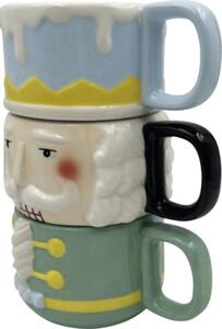 Set 3 căni Spărgătorul de nuci Lafiora ceramică 15,5x11,7x19,7 cm