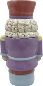 Borcan biscuiți Spărgătorul de nuci Lafiora ceramică 15x27 cm