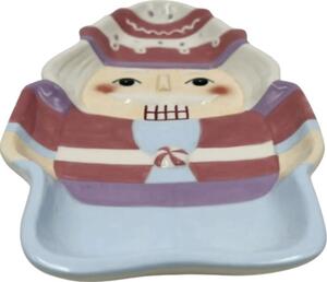 Farfurie Spărgătorul de nuci Lafiora ceramică 24,2x13,8 cm