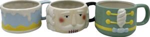 Set 3 căni Spărgătorul de nuci Lafiora ceramică 15,5x11,7x19,7 cm