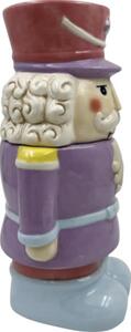 Borcan biscuiți Spărgătorul de nuci Lafiora ceramică 15x27 cm