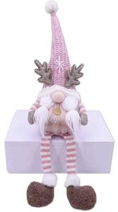 Figurină ren Lafiora H 55 cm roz