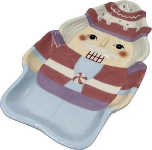 Farfurie Spărgătorul de nuci Lafiora ceramică 24,2x13,8 cm