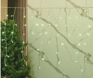 Ghirlandă luminoasă țurțuri Lafiora 160 LED-uri 3m+10 m verde