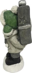 Figurină băiat cu cadou Lafiora 20,5x19x43,5 cm