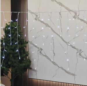 Ghirlandă luminoasă țurțuri Lafiora 160 LED-uri 3m+10 m alb neutru