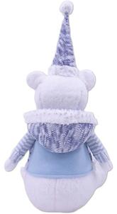 Figurină urs Lafiora pluș H 51 cm albastru