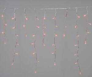 Ghirlandă luminoasă țurțuri Lafiora 160 LED-uri 3m+10 m roșu