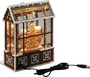 Felinar LED cu apă Konstsmide model turtă dulce H 21,5 cm lumină alb cald