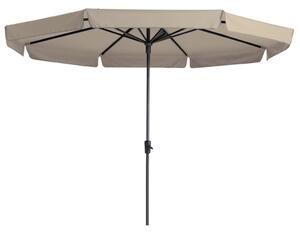Madison Umbrelă de soare Syros Luxe, ecru, 350 cm, rotund PAC6P016