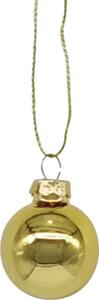 Set globuri Crăciun sticlă Ø 3 cm verde/roșu/auriu 18 buc