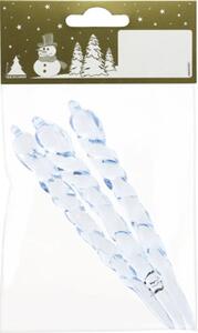 Set 3 țurțuri acril 9,5 cm albastru