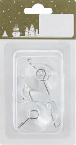 Set 6 ventuze cu cârlige 4,2 cm
