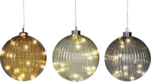 Glob Crăciun Lumineo 301 micro LED-uri Ø 10 cm diferite culori