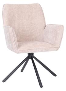 Scaun de dining pivotant Lozano bej