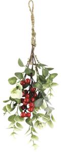 Ramură decorativă cu fructe de pădure plastic 35 cm