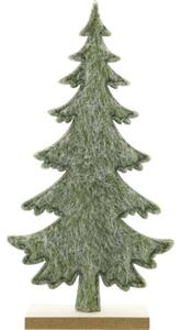 Brad decorativ cu suport din pâslă 31 cm verde