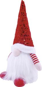 Figurină gnom Lafiora cu temporizator H 40 cm roșu