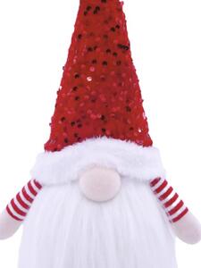 Figurină gnom Lafiora cu temporizator H 40 cm roșu