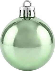 Set globuri Crăciun Lafiora plastic verde 100 buc