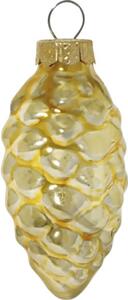 Set globuri Crăciun Lafiora sticlă Ø 6 cm roșu/auriu 16 buc
