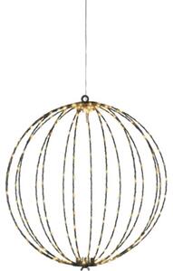 Glob Crăciun Lumino 240 micro LED-uri Ø 38 cm negru