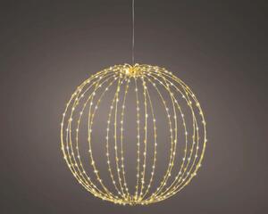 Glob Crăciun Lumino 360 micro LED-uri Ø 48 cm auriu