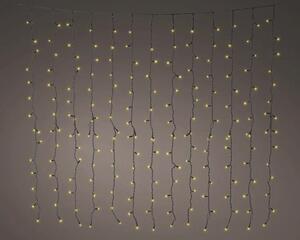 Instalație perdea Lumineo Pro Light 224 LED-uri alb cald