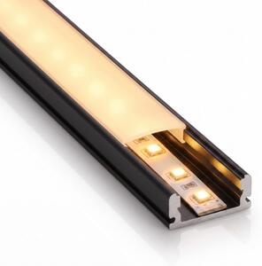 SET 1x bandă LED cu senzor FLEX LED/3,6W/4xAA 2 m + 2x profil încastrat de 1 m