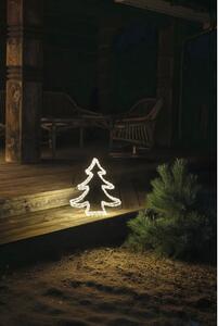 Decorațiune Brad Konstsmide exterior 131 LED-uri H 45 cm alb cald