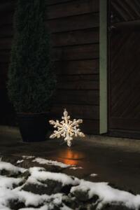 Decorațiune Fulg de Nea Konstsmide 70 LED-uri H 40 cm chihlimbar