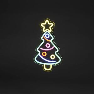 Decorațiune Brad Konstsmide exterior 250 LED-uri lumină colorată efect neon