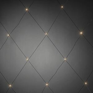 Instalație plasă Konstsmide 64 LED-uri alb cald