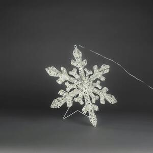Decorațiune Fulg de Nea Konstsmide 70 LED-uri H 40 cm chihlimbar