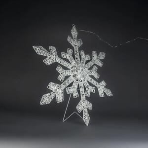 Decorațiune Fulg de Nea Konstsmide 200 LED-uri H 80 cm chihlimbar