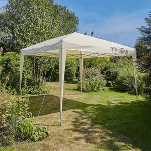 Pavilion de grădină pliabil, alb, 2x2 m, TREKAN TIP