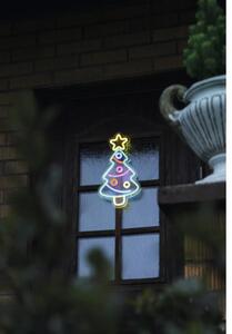 Decorațiune Brad Konstsmide exterior 250 LED-uri lumină colorată efect neon