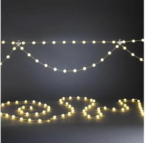 Ghirlandă luminoasă Konstsmide 200 LED-uri formă glob alb cald