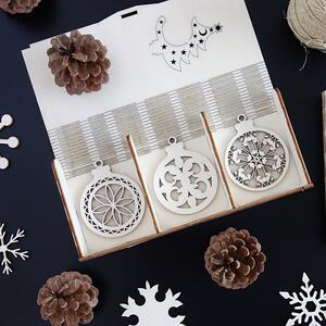 Ornamente pentru pomul de Crăciun, 1 set-18 bucăți