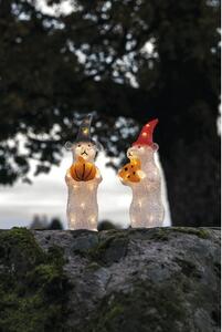 Decorațiune Șoarece cu branză Konstsmide 24 LED-uri alb cald