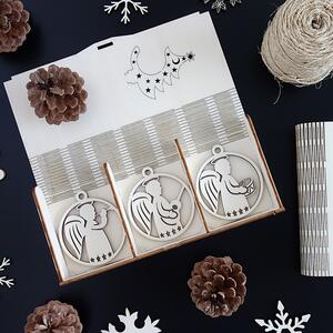 Ornamente pentru pomul de Crăciun, 1 set-18 bucăți